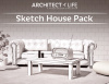 Превью изображения 0: Architect Life - Sketch House Pack
