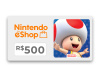 Превью изображения 0: Карта оплаты Nintendo eShop 500 BRL Brazil [Цифровая версия]
