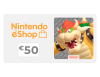 Превью изображения 0: Карта оплаты Nintendo eShop 50 EUR [Цифровая версия]