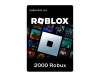 Превью изображения 0: Карта пополнения Roblox: 2000 robux [Цифровая версия]