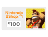 Превью изображения 0: Карта оплаты Nintendo eShop 100 EUR [Цифровая версия]